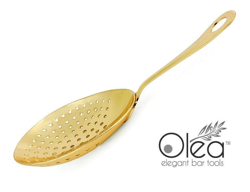 Olea™ Julep Cocktail Strainer - Gold Plated