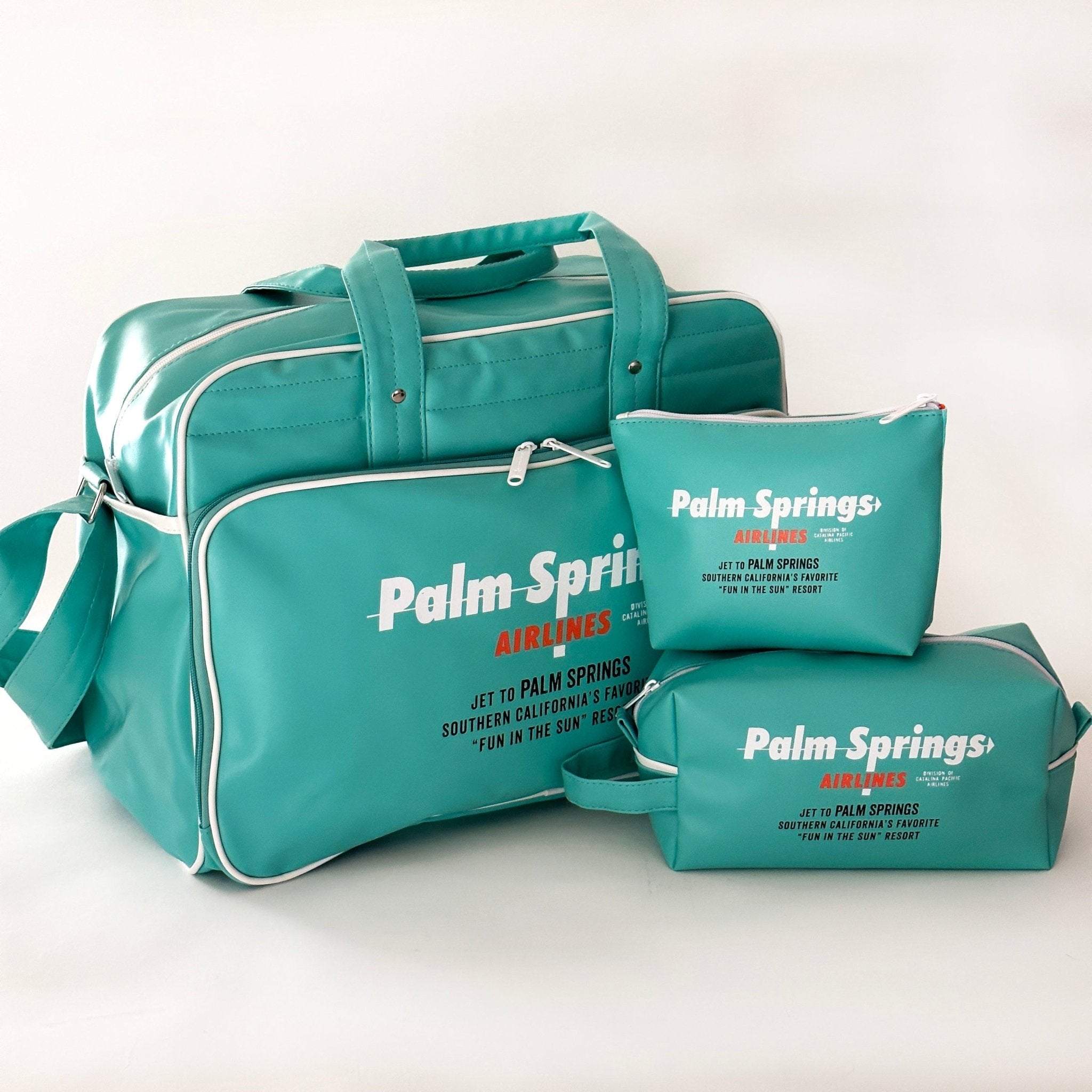 Palm Springs Airlines Toiletry Bag - Aqua